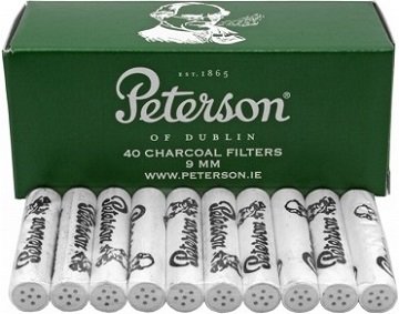 Peterson 9 mm Aktif Karbon Pipo Fitresi 40lı